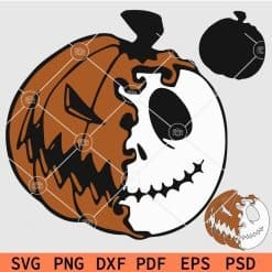 Halloween Jack Skellington Pumpkin SVG