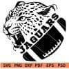 Jaguars Football monogram SVG