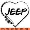 Jeep Heart Symbol SVG