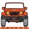 Jeep Front Colored SVG
