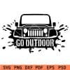 Jeep go outdoor splash svg