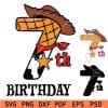 Jessie 7th birthday svg