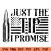 Just the tip I promise US Flag SVG