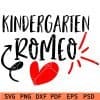 Kindergarten Romeo SVG