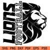 Lions football SVG