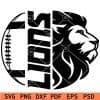 Lions football SVG