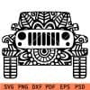 Jeep Mandala SVG