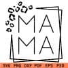 Leopard prints Mama Svg
