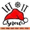 Let it snow SVG