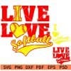 Live Love Softball SVG