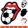Soccer Luscious Lips svg