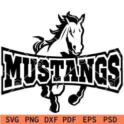 Mustangs Sports SVG