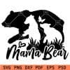 Floral Mama Bear SVG