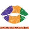 Mardi Gras Lips SVG