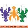 Mardi Gras Crawfish svg