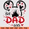 Mickey Best Dad Ever SVG