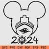 Mickey Cruise 2024 svg