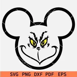 Mickey Grinch SVG