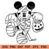 Mickey Mouse Mummy Halloween svg