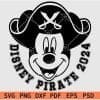 Disney Pirate 2024 SVG