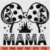 Minnie Mouse Leopard Prints Mama Svg