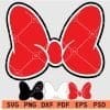 Minnie Mouse Bow SVG