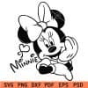 Minnie Signature SVG