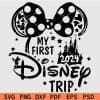 Minnie My First Disney Trip 2024 SVG