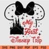Minnie My First Disney Trip SVG