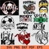 Sports mom bundle SVG
