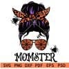 Halloween Momster with sunglasses svg