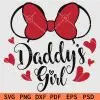 Minnie Mouse Daddy's Girl SVG
