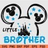 Mickey Mouse Little Brother Svg