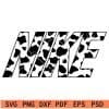 Nike phrase Leopard Prints SVG
