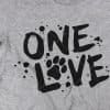 Dog Paw One Love SVG
