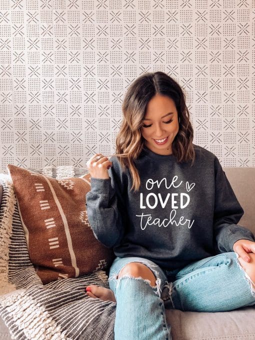 One loved teacher svg