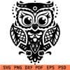 Owl Mandala SVG