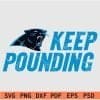 Panthers Logo Keep Pounding SVG