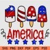 Patriotic ice cream svg