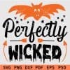 Perfectly wicked Bat svg