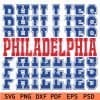 Philadelphia Phillies Stacked SVG
