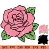 Layered Rose Flower svg