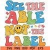 See the able not the lable svg