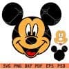 Happy Mickey Layered SVG
