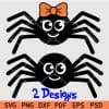 Girl and Boy Spider Bundle SVG
