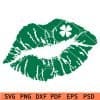St Patricks Day Lips svg