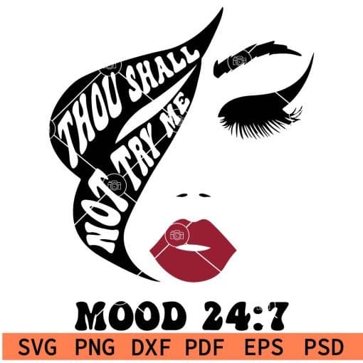 Thou shall not try me SVG