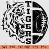 Tigers football SVG