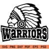 Warriors Logo Monogram SVG