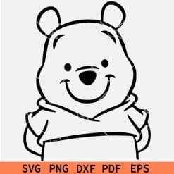 Winnie The Pooh Smiling SVG